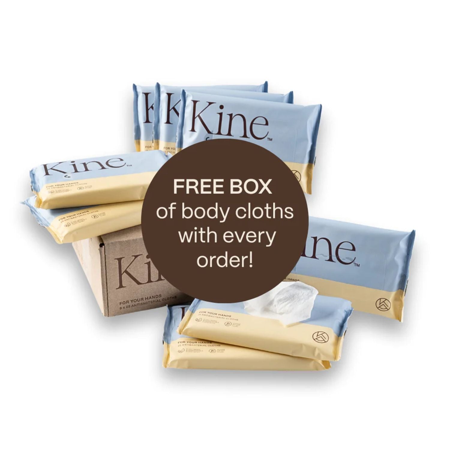 kine biodegradable hand wipes australia