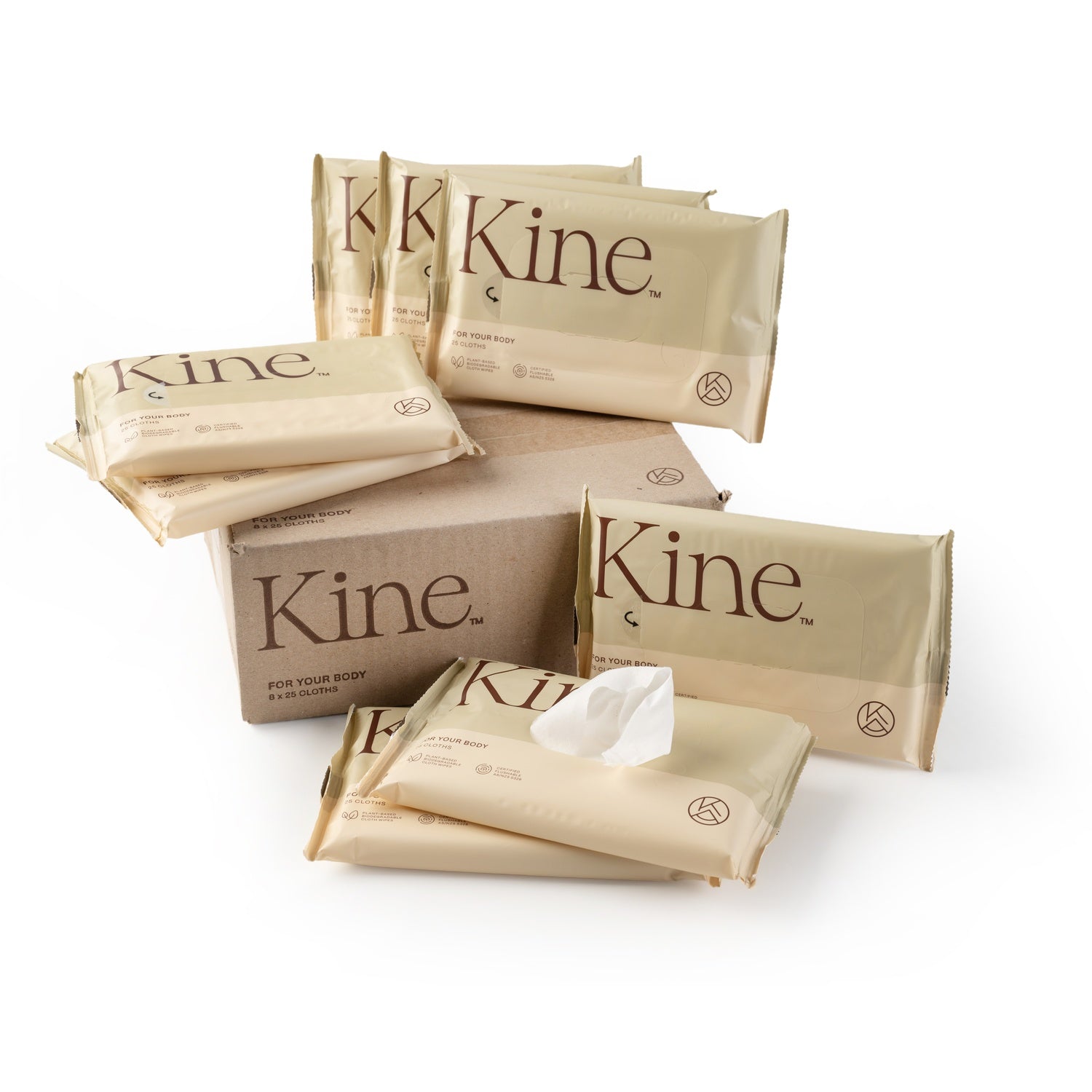 kine body cloths flushable body wipes australia