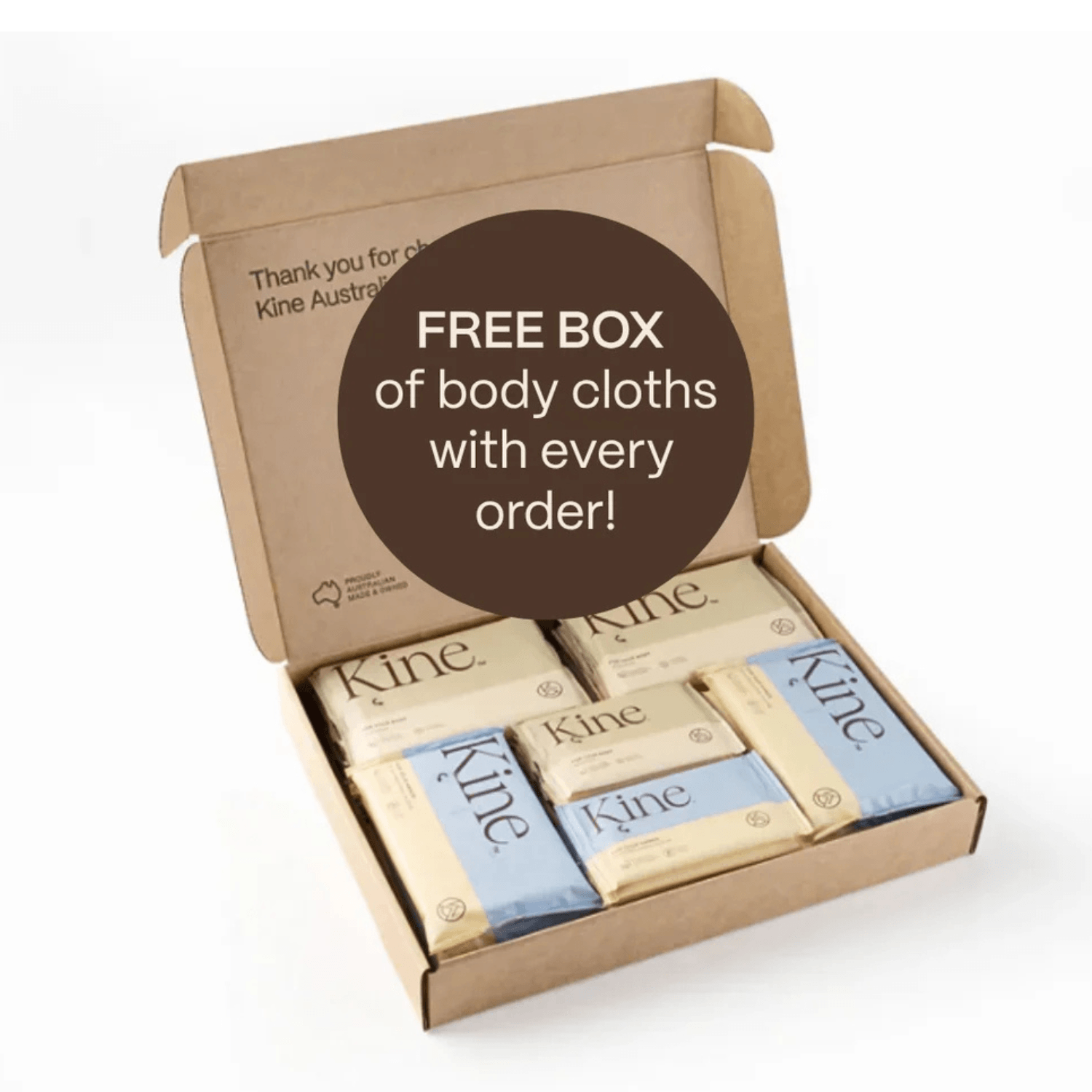 plant based travel wipes bundle kine australia